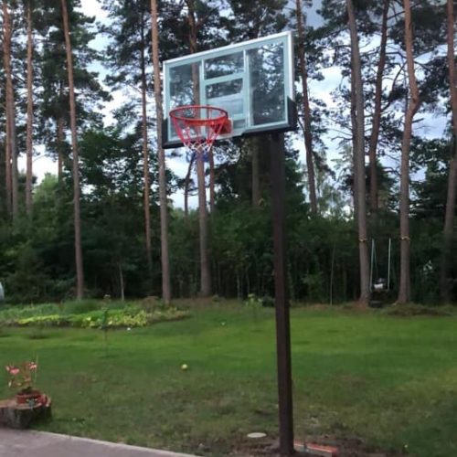 Basketball basket stand